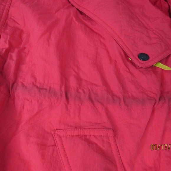 Vtg 90's Marlboro Country Store Men's Duck Down Puffer Jacket Red Full zip LG - Picture 9 of 12